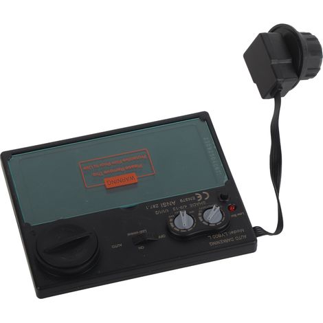 Ensemble de lentille de soudage à gradation automatique à énergie solaire LY600L avec éclairage LED, casque de protection de soudage avec ensemble de lentille à gradation et boîtier de gradation (1/5)