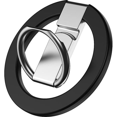 Support magnétique, poignée pour bague de doigt à strass pailleté noir (1/5)