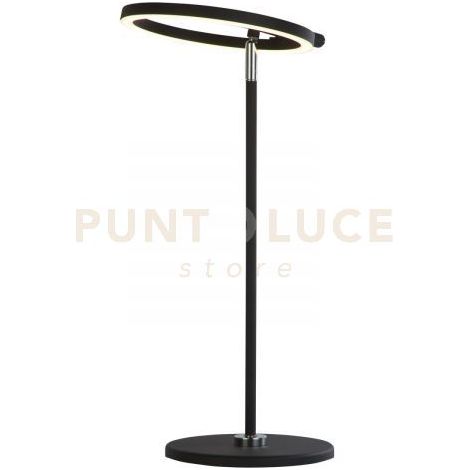 Lampada da tavolo a LED Space, metallo nero