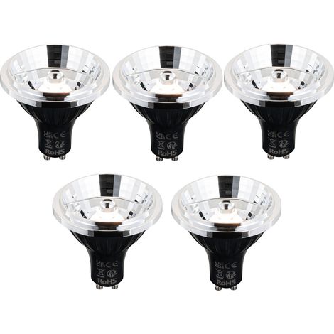 Set mit 5 Smartes GU10 dimmbares LED-Leuchtmittel AR70 6W 500lm 2200-6500K