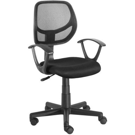 SEDIA DA UFFICIO nero - cm 54 x 56,5 x h. 86 / 97,5
