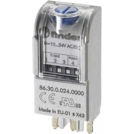 [NEUWERTIG] B-Ware Finder Zeitrelais Zeitmodul Multifunktional Steckanschluss 24 V Ac Dc