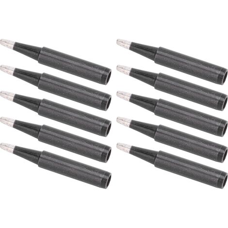 10 Pièces Pointes de Soudure à Chauffage Interne Noir pour Fer à Souder 900M-T-2.4D (1/5)