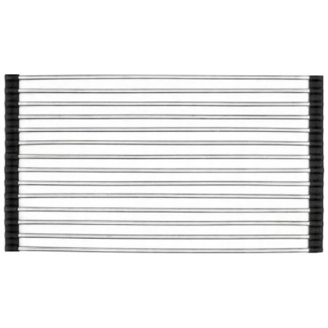 Mexen scolatoio da cucina pieghevole per stoviglie, nero - 660949-70 (1/3)