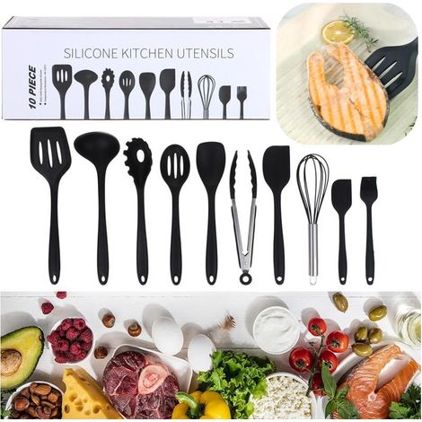 Utensilios de cocina Juego de utensilios de cocina Accesorios de teflón de silicona (1/5)