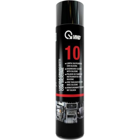Bomboletta spray lucida cruscotti con silicone per auto 600 ml Vmd 10