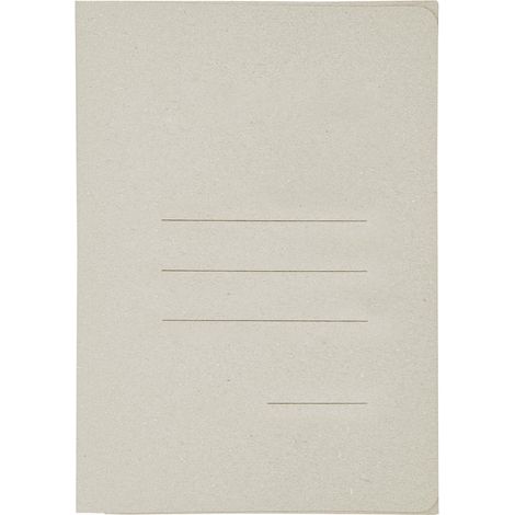 Blasetti Cart-Eco Carpetas 3 Solapas Gris en Cartulina Reciclada 180 gr/m² Formato 25x33,5 cm - Paquete de 50 Unidades (1/5)