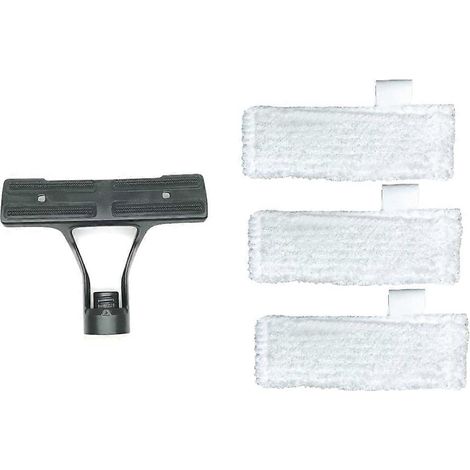 4-teiliges Set bestehend aus Sprühflasche, Nylonaufkleber und Fensterputztuch, kompatibel mit den Kärcher Fensterreinigern WV1, WV2, WV5 und WV7. Ersatzteil für Fenster und Spiegel. (1/5)