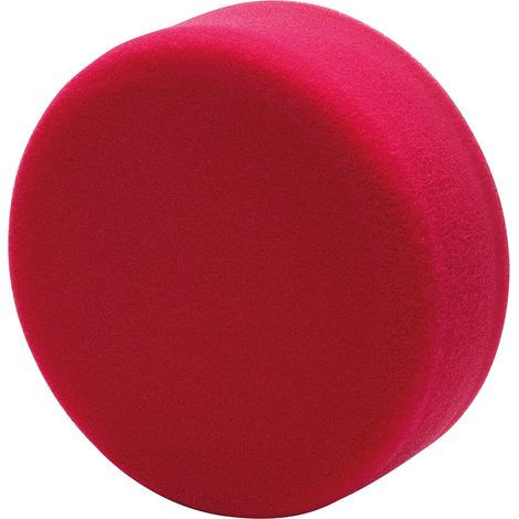 Draper 150mm Polishing Sponge Ultra Soft Hook and Loop Red 15cm 6 Inch 01792 (1/5)
