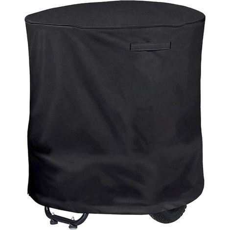 Housse imperméable et résistante pour broyeur de bois - Protection extérieure contre les intempéries - Pour broyeur de feuilles électrique sans lames - Équipement électrique d'extérieur (noir) deng (1/3)