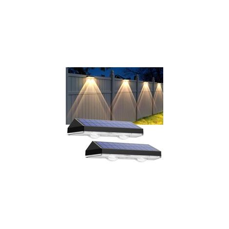 Lot de 2 lampes solaires LED étanches (1/5)