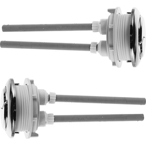 2 Pièces Bouton-poussoir de Chasse D’eau Double pour Réservoir (1/5)