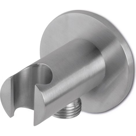 Presa D'acqua con Supporto Doccetta in Acciaio Inox Satinato Nilo (1/2)