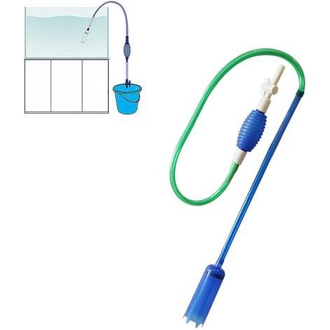 Aspirateur Aquarium Gravier Aspirateur pour Aquarium Poissons tropicaux Réservoir Accessoires Fish Tank Kit De Nettoyage Gravel Cleaner Aquarium Green 66.93inch (1/5)