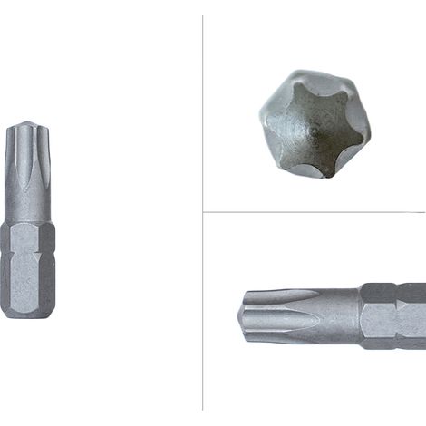 Embout Torx TX30 25mm - Par 10 pièces