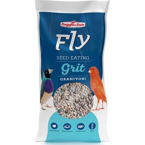 Raggio di Sole Fly Grit Fondo minerale per uccelli da 2 Kg
