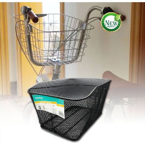 Trade Shop - CESTINO SHOPPING PORTAPACCHI POSTERIA BICICLETTA NERO ACCESSORIEN ZX-9932 - (1/3)
