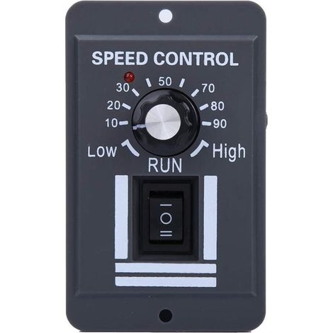 Contrôleur de vitesse pour moteur CC 12-60 V 40 A, contrôleur de vitesse PWM pour moteur à balais, contrôleur de vitesse avant/arrière pour moteur CC, inverseur de vitesse de type M (1/4)