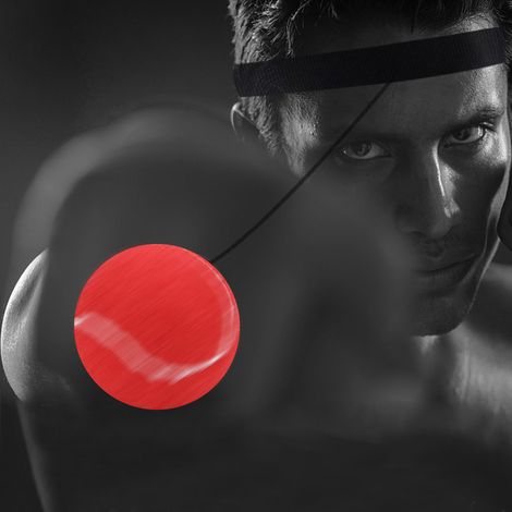 Robuster Boxball mit Kopfband – Trainingsgerät für schnelle Reflexe (1/5)