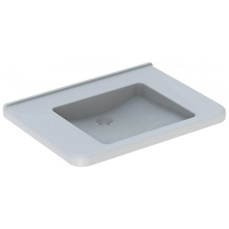 GE Renova Comfort Carré WT accessible 75x55cm, sans poignée, sans robinet, blanc