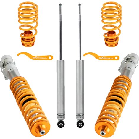 Ammortizzatori regolabili, abbassamento anteriore 30-90 mm, abbassamento posteriore 30-75 mm, rigidità molla anteriore 7 kg/mm, rigidità molla posteriore 2 kg/mm, lunghezza molla anteriore 200 mm (1/5)