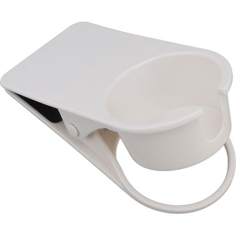 Support de tasse d'eau multifonctionnel stable et résistant aux hautes températures, pour bureau à domicile ou à la maison (blanc). (1/5)