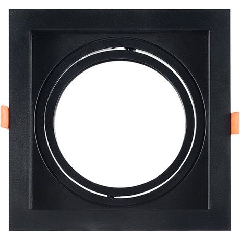 Deckeneinbauring aus Polycarbonat für QR111 oder AR111 Lampe -