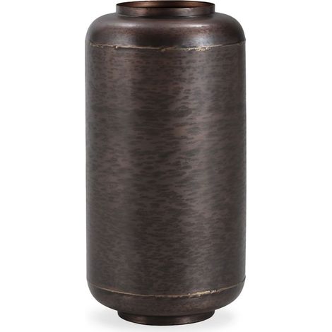 Vase en fer finition bronze vieilli - doré antique et bronze vieilli (1/3)
