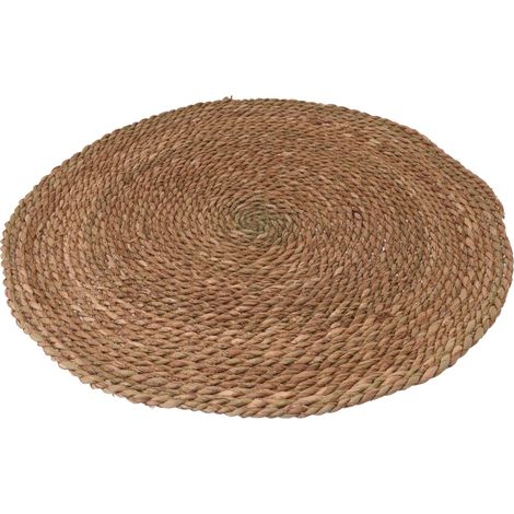 Runder geflochtener Teppich KIN, Ø 80 cm