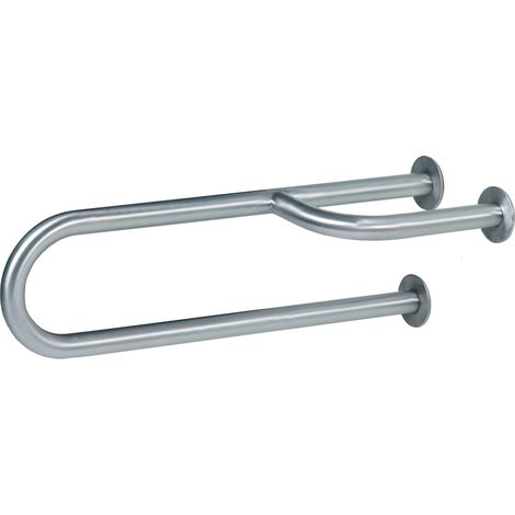 MEDICLINICS BFI600CS Barra Fija 3P Izquierda Inox Satinada - ref: BFI600CS (1/2)