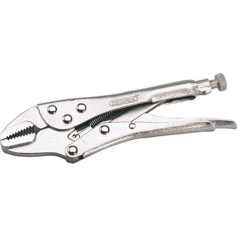 Draper 190mm Straight Jaw Self-Grip Pliers with Secure Grip (Model 35371)