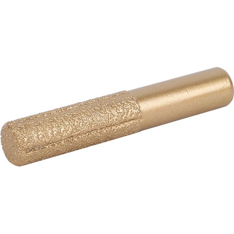 Diamant-Fräser mit goldgelötetem, geradem Schaft für Quarzstein und Marmor, Fugenmesser, 12,7 x 13,5 x 75 mm (1/5)