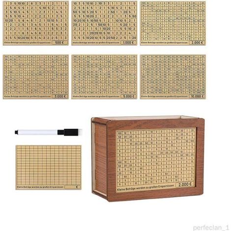 Tirelire en bois - SHIWAKI - Vintage - 20 cm x 14,5 cm x 7,5 cm - Avec marqueur et autocollants (1/4)
