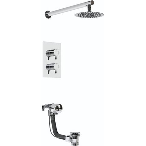 Bristan PRISM SHWR PK Complete Prism Recessed Dual Control Shower Pack