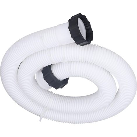 Tuyau de Pompe de Piscine de Remplacement pour Piscines Rondes de 0,5 Pouces de Diamètre-Tuyau de Remplacement de Piscine pour Pompe, Kit de Tuyau de Piscine (1,5 m) (1/5)