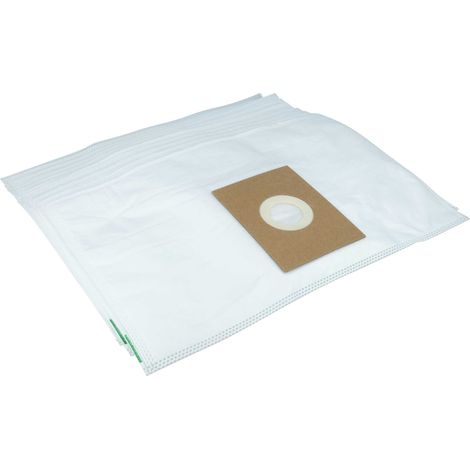 vhbw 10x sacchetto compatibile con Ghibli AS 10 P, 7, 10 aspirapolvere - 35cm x 23cm Bianco