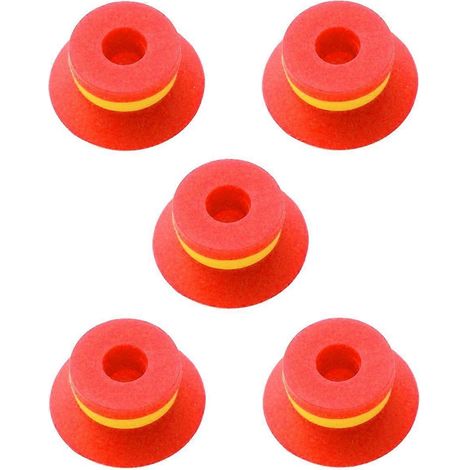 Ventouse plate industrielle à vide série F, monocouche en silicone, accessoire pour bras robotique avec nervures, lot de 5 pièces F20 (1/5)