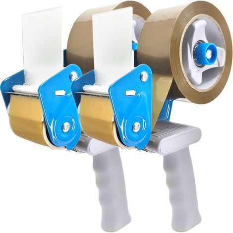Lot de dévidoirs à scotch pour ruban adhésif 48 mm - Lot de 2,3 ou 4 Taille - Lot de 2