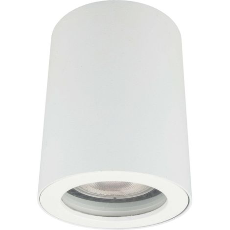 Faro spot GU10 blanco de montaje en superficie IP65 LP-6510/1SM WH Light Prestige