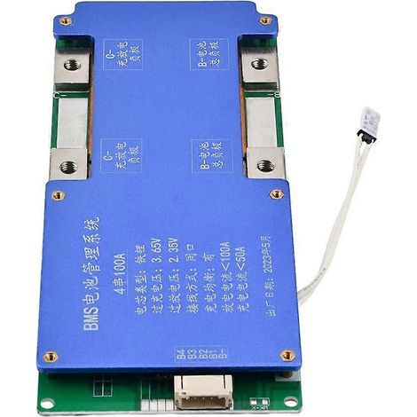 Module de protection de charge pour batterie LiFePO4 4S 100A, carte d'égalisation active, système de gestion de batterie, batterie d'alimentation (1/5)