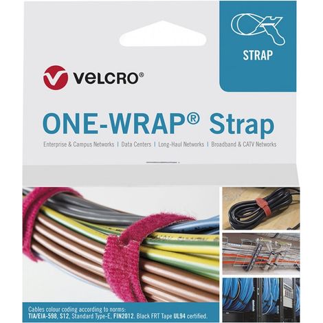 Kabelbinder Velcro one wrap strap wiederverwendbar verstellbar