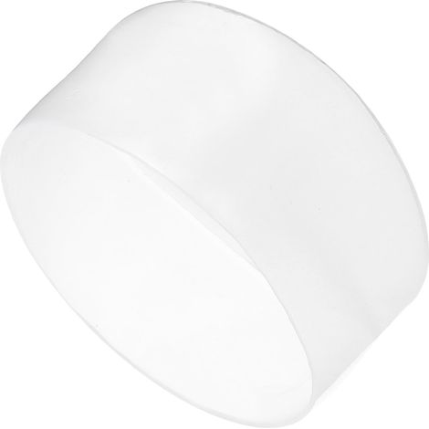 Embouts en Caoutchouc 85mm ID Couvercle de Capuchon de Boulon de Tube Rond en Vinyle, Protecteurs de Filetage de Vis, Clair (1/5)