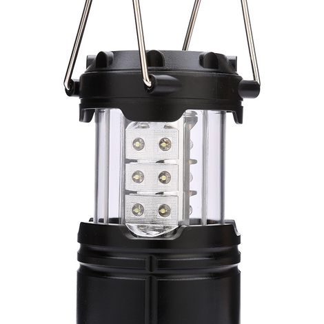 APEX Lanterne de camping, lampe de tente pliable avec poignées, lampe LED électrique portable pour le camping et les tentes. (1/3)