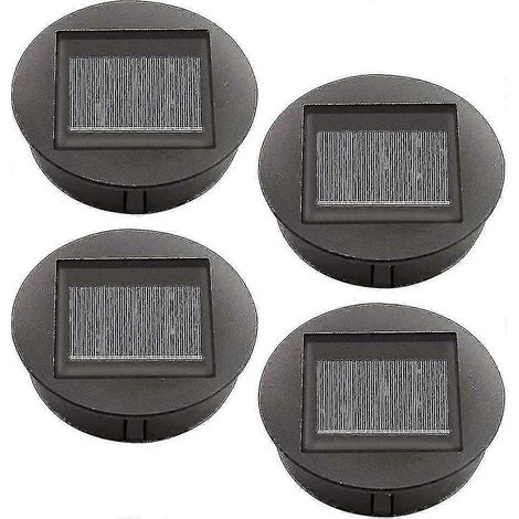 Lot de 4 lampes solaires de rechange avec ampoules LED, abat-jour solaire de rechange, couvercle de lanterne solaire LED pour lanterne de jardin suspendue extérieure Qyroa (1/5)