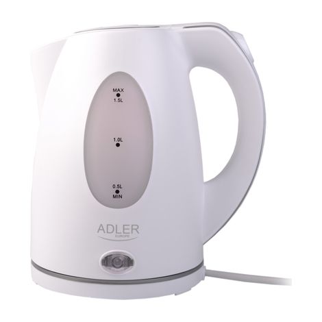 ADLER AD 1207 BOUILLOIRE ÉLECTRIQUE, 2000 W, 1.5 LITERS, BLANC (1/5)
