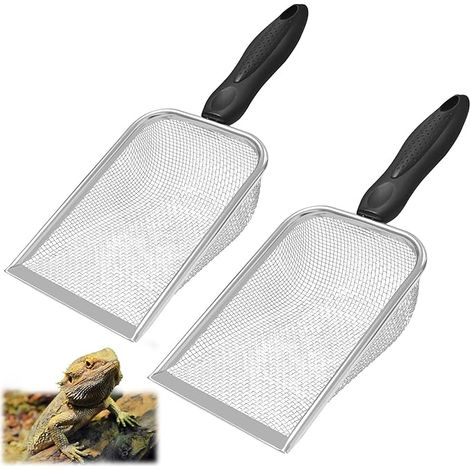 Cat Litter Scoops, Fine Mesh, 2 x 2 mm (1/5)