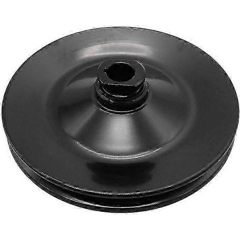 Poulie de direction assistée à gorge unique pour courroie trapézoïdale, clavette Saginaw 8948Blk (1/4)