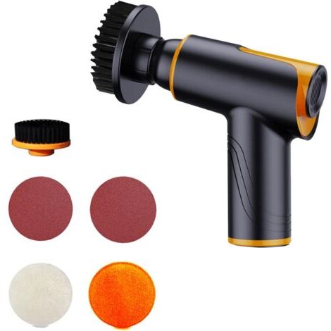 Mini polisseuse de voiture sans fil machine de polissage rechargeable 100 W 1800 tr/min machine de polissage multifonctionnelle portable pour réparation de rayures automobiles