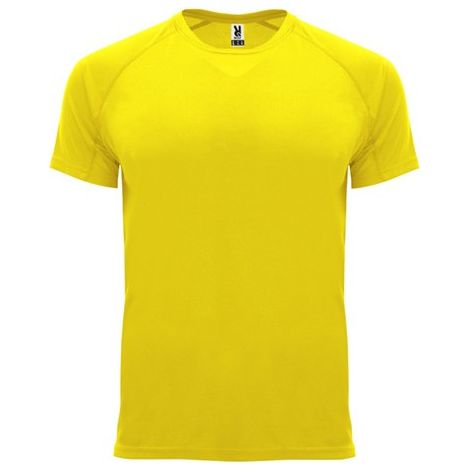 Camiseta técnica de manga ranglán con factor protección UV BAHRAIN ROLY S Amarillo (1/3)