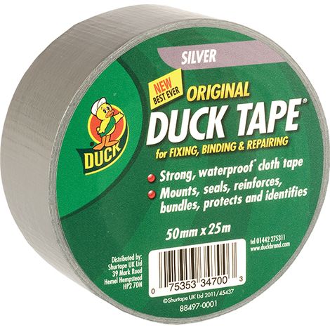 Shurtape 222225 Duck Tape Original 50mm x 25m Silver SHU222225